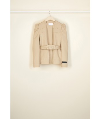 Cropped gabardine jacket in organic cotton acheter