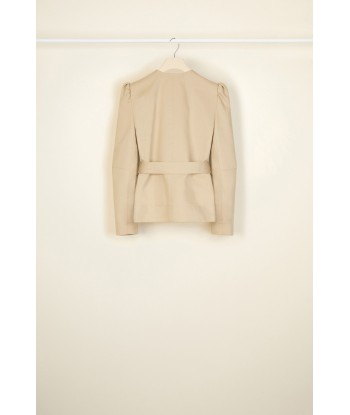 Cropped gabardine jacket in organic cotton acheter