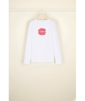 Amour Amour long-sleeve top in organic cotton livraison gratuite