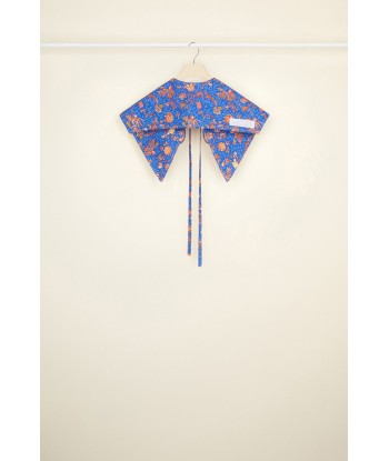 Printed collar in organic poplin 50-70% off 