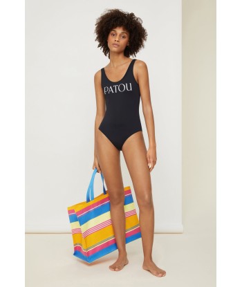 Low back one-piece swimsuit brillant des détails fins