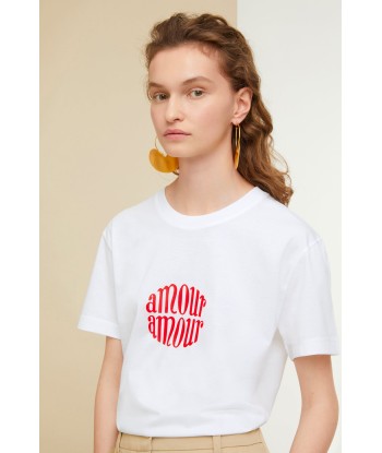 Amour Amour t-shirt in organic cotton soldes