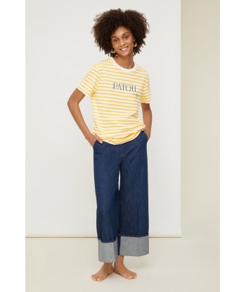 Patou Plage striped t-shirt in organic cotton hantent personnes