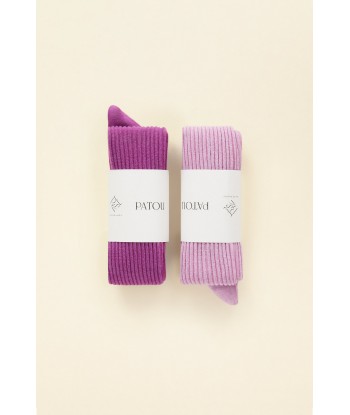 Pack of two pairs of organic cotton blend socks Les magasins à Paris et en Île-de-France