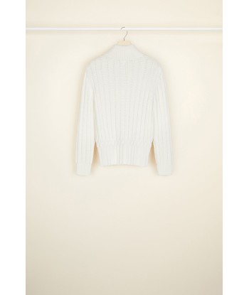 Zip-up rib knit cardigan des créatures d'habitude