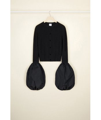 Cashmere and wool cardigan with detachable sleeves offre 