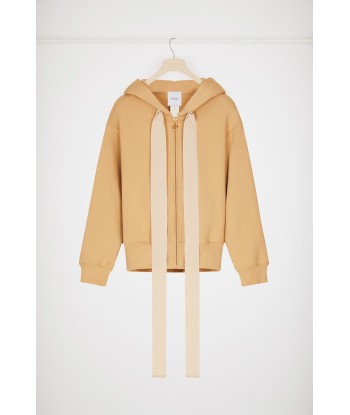 Patou zip-up hoodie in organic cotton Dans la société mordern