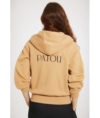 Patou zip-up hoodie in organic cotton Dans la société mordern