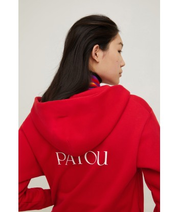 Patou zip-up hoodie in organic cotton chez Cornerstreet bien 