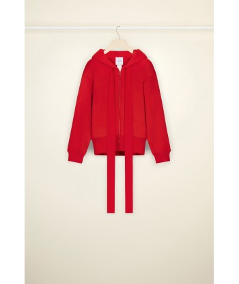 Patou zip-up hoodie in organic cotton chez Cornerstreet bien 