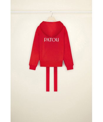 Patou zip-up hoodie in organic cotton chez Cornerstreet bien 