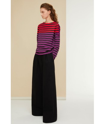 Multicoloured Breton top in organic cotton pas chere