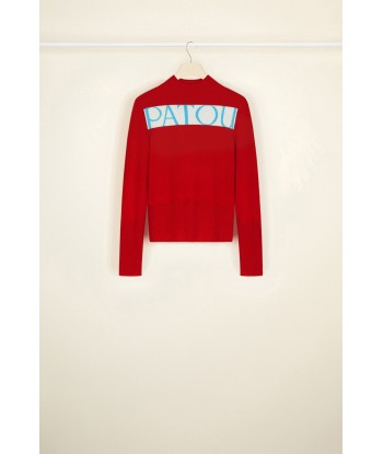 Patou logo jumper in cashmere and wool Comparez et commandez 