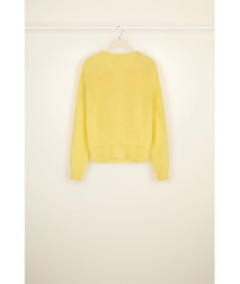 Jacquard jumper in mohair and alpaca la livraison gratuite