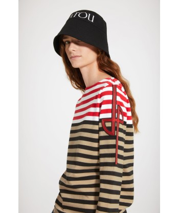 Multicoloured Breton top in organic cotton Voir les baskets