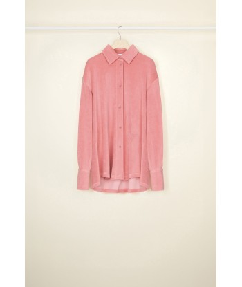 Oversized terry shirt in organic cotton blend l'évolution des habitudes 