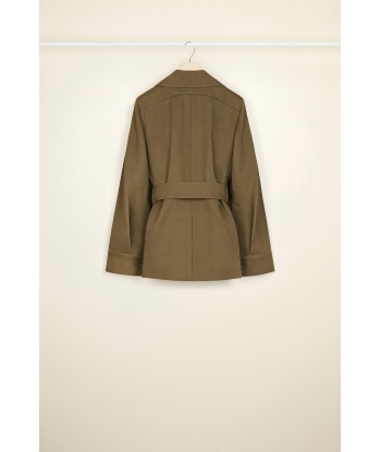 Belted jacket in organic cotton hantent personnes