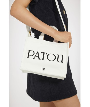 Small Patou canvas tote in organic cotton Comparez plus de prix