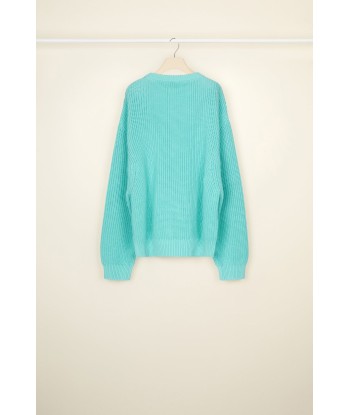 Fragrance patch jumper in eco-friendly wool and cotton livraison et retour toujours gratuits