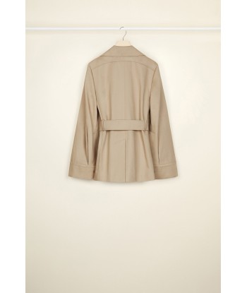 Belted jacket in organic cotton 2024