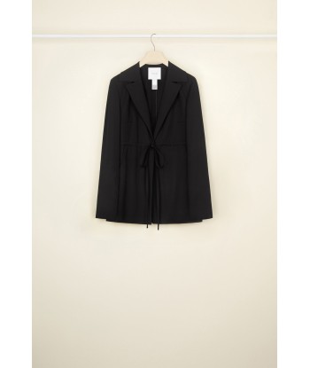 Drawstring wool jacket rembourrage situé sous