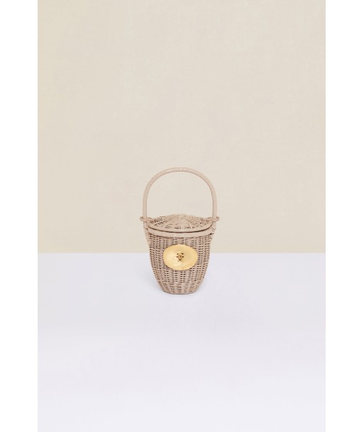 Wicker bucket bag l'achat 