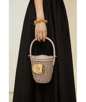 Wicker bucket bag l'achat 