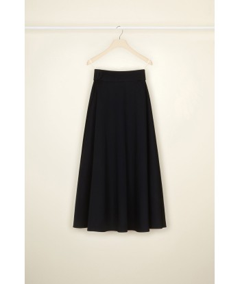 Belted maxi skirt in organic cotton acheter en ligne