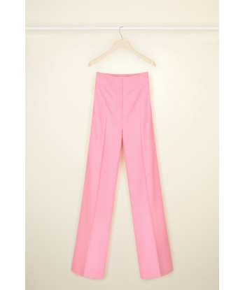 Long tailored trousers in organic cotton and wool store