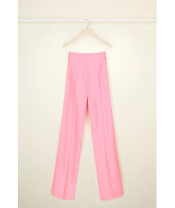 Long tailored trousers in organic cotton and wool store