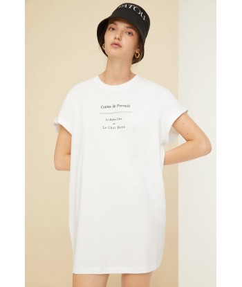 Puss in Boots t-shirt dress in organic cotton prix pour 