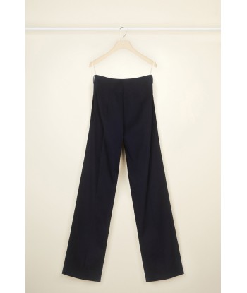 Long tailored trousers in organic cotton livraison gratuite