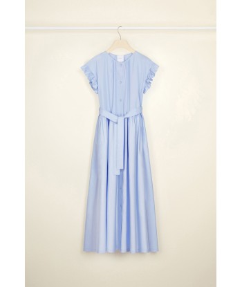 Ruffle sleeve maxi dress in organic cotton sur le site 