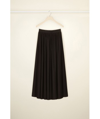 Buttoned maxi skirt in organic cotton Les êtres humains sont 