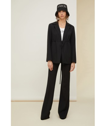 Slim flare wool trousers en stock