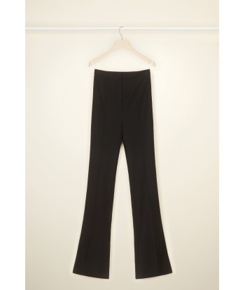 Slim flare wool trousers en stock