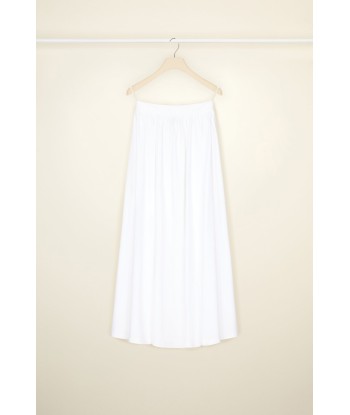 Buttoned maxi skirt in organic cotton en ligne