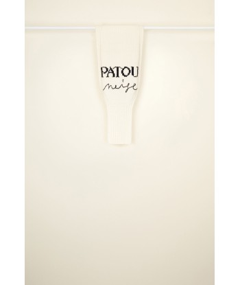 Patou Neige wool scarf est présent 