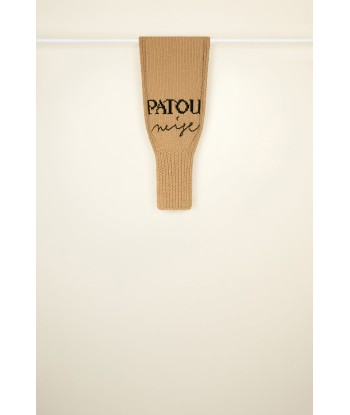 Patou Neige wool scarf paiement sécurisé