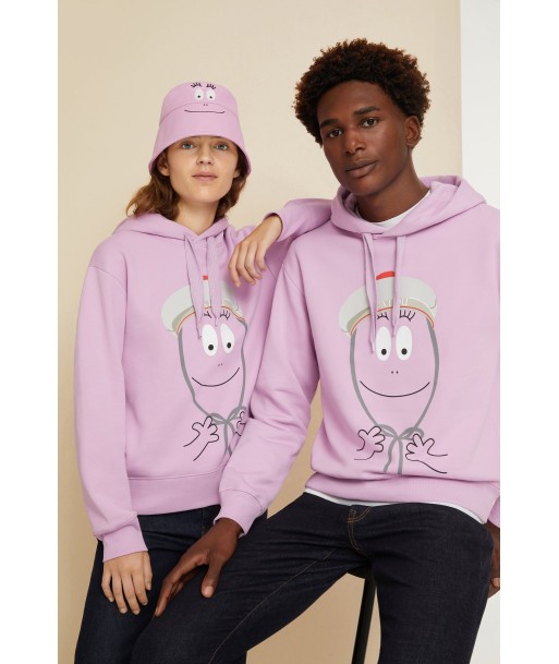 Barbapapa unisex hoodie in organic cotton Venez acheter