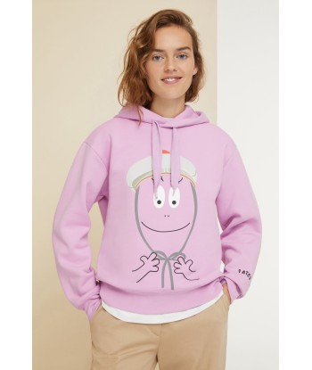 Barbapapa unisex hoodie in organic cotton Venez acheter