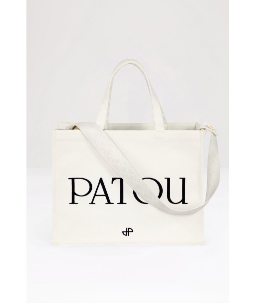 Patou canvas tote in organic cotton en linge