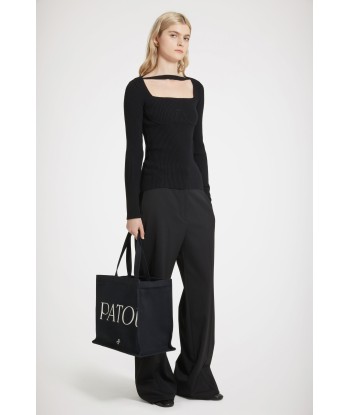 Patou canvas tote in organic cotton vous aussi creer 