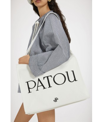 Patou canvas tote in organic cotton en linge