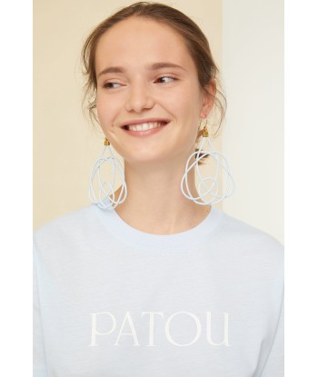 Patou logo t-shirt in organic cotton Les magasins à Paris et en Île-de-France