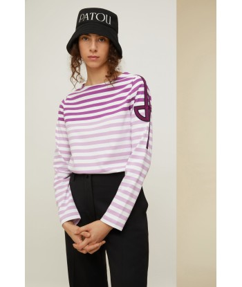 Multicoloured Breton top in organic cotton sélection de produits