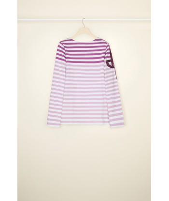 Multicoloured Breton top in organic cotton sélection de produits