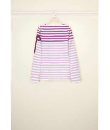 Multicoloured Breton top in organic cotton sélection de produits