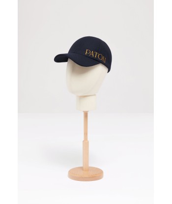 Patou embroidered felt cap outlet