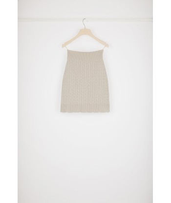 Cable knit skirt in Merino wool 2024